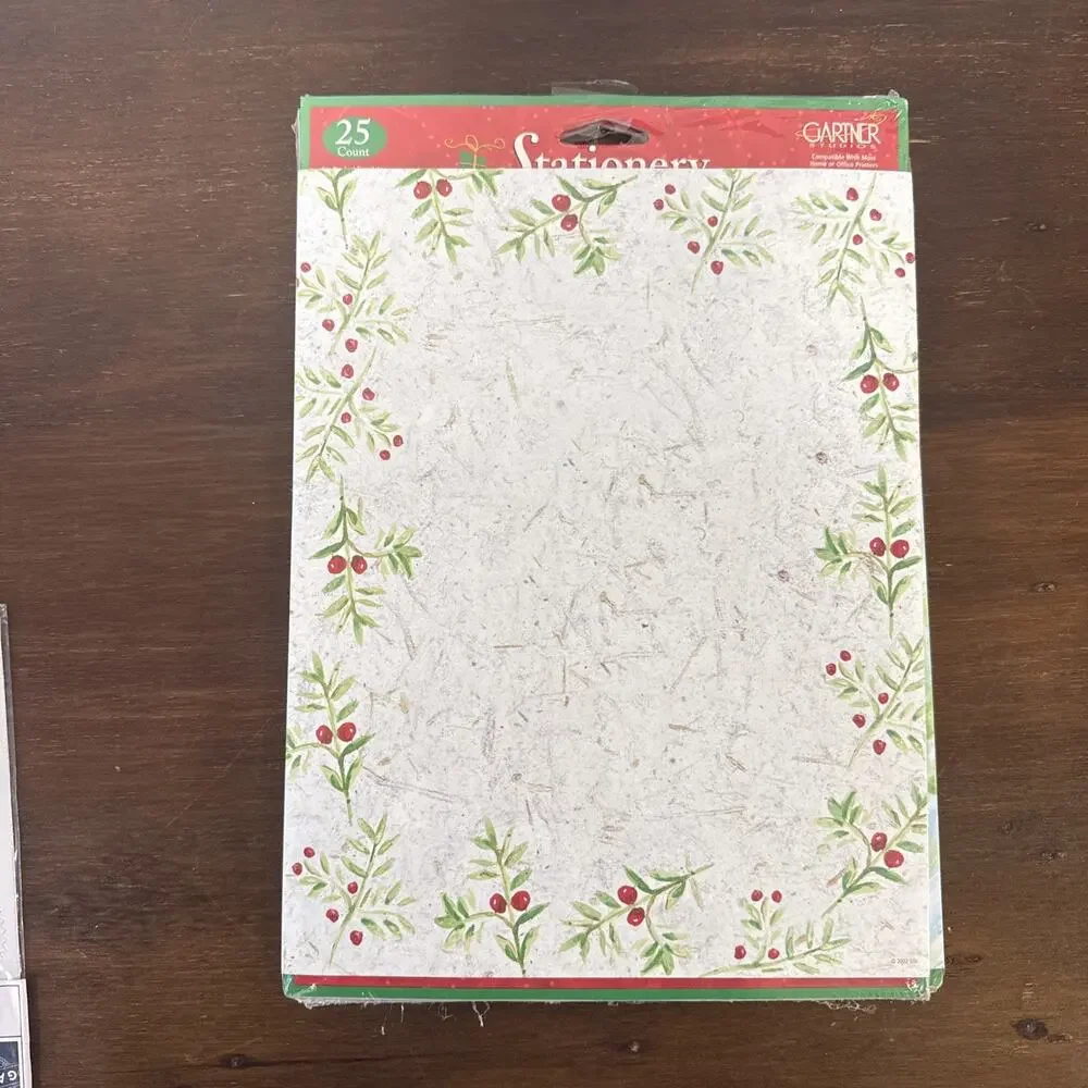 Novelty Paper to Type Christmas Letter From Santa Crafts Gartner stationery